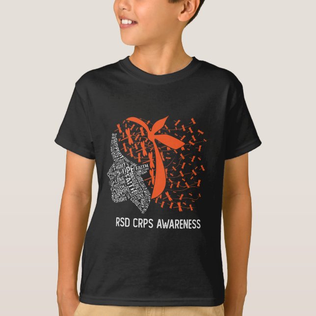 Camiseta Usamos Naranja Para Concienciación De Rsd Crps 2 (Anverso)