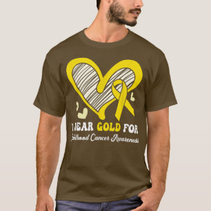 Camiseta Usamos Oro Para Concienciar Sobre El Cáncer Infant