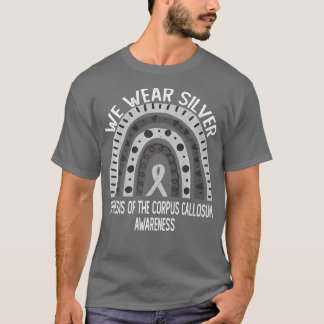Camiseta Usamos plata para la Agenesis del Corpus Callosum