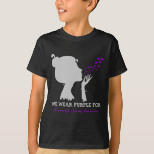 Camiseta Usamos Púrpura Para Concienciar Sobre El Cáncer Pa