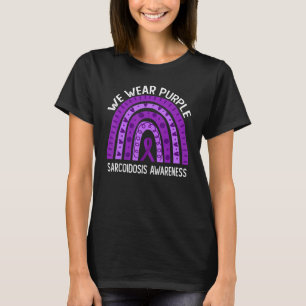 Camiseta Usamos Púrpura Para Concienciar Sobre La Sarcoidos
