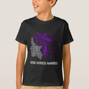 Camiseta Usamos Púrpura Para Concienciar Sobre La Sobredosi