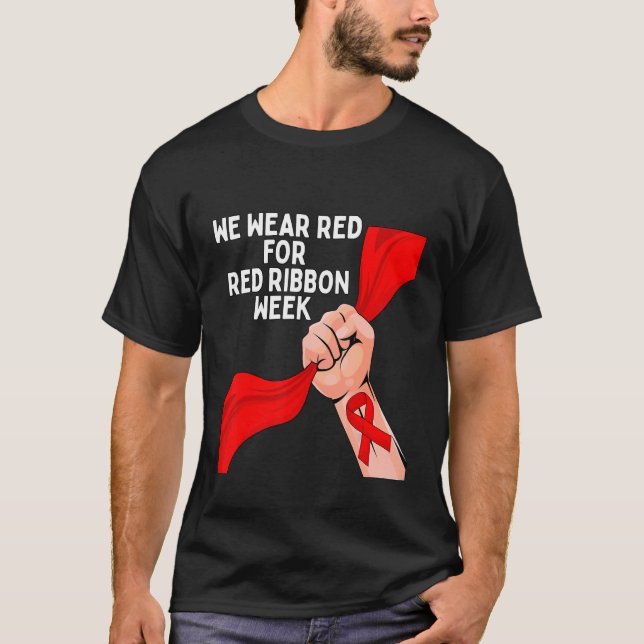 Camiseta Usamos Red Ribbon Week 2022 Celebrar Life Live D (Anverso)