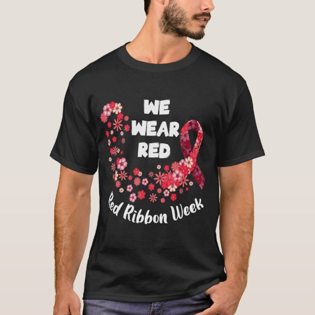 Camiseta Usamos Red Ribbon Week 2022 Celebrar Life Live D (Anverso)