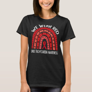 Camiseta Usamos Rojo Para Concienciación Sobre Taquicardia