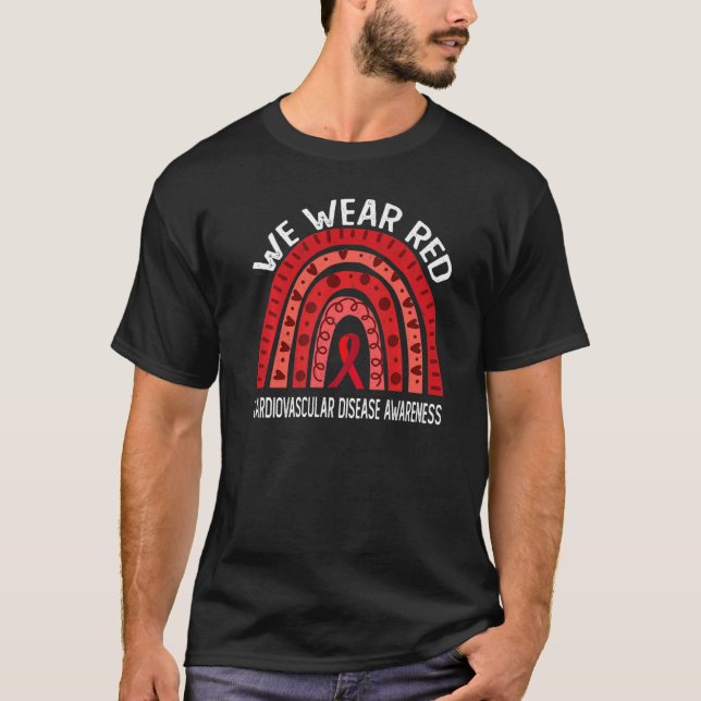 Camiseta Usamos Rojo Para Concienciar Sobre Las Enfermedade (Anverso)