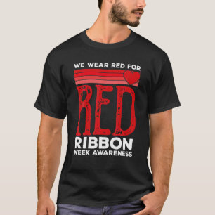 Camiseta Usamos Rojo Para La Semana De La Cinta Roja Awaren