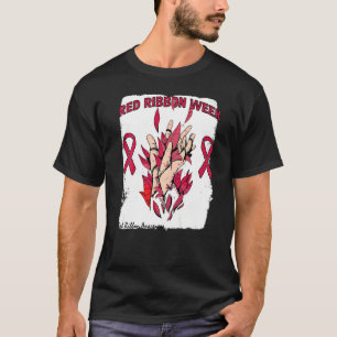 Camiseta Usamos Rojo Para La Semana De La Cinta Roja Concie