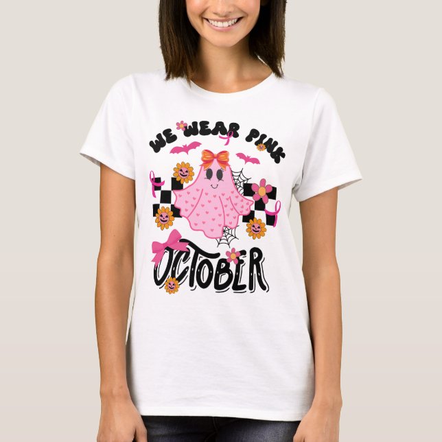 Camiseta Usamos Rosa En Octubre (Anverso)