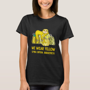 Camiseta Usamos Slots Amarillos De Concienciación De Spina