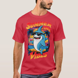 Camiseta usando gafas de sol en verano vibes TShirt