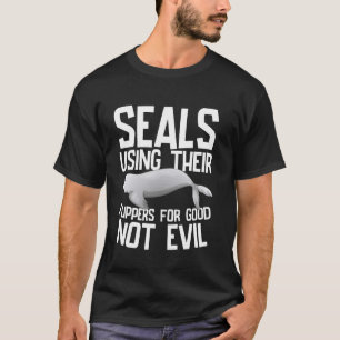 Camiseta Usando sus aletas para el bien no para el mal