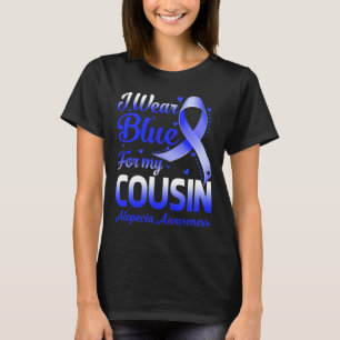 Camiseta Usar Azul Para Mi Primo Conciencia De Alopecia 1