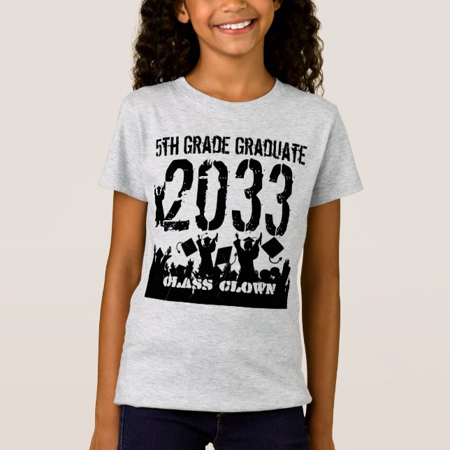 Camiseta Usar el quinto año de graduación previsto (Anverso)