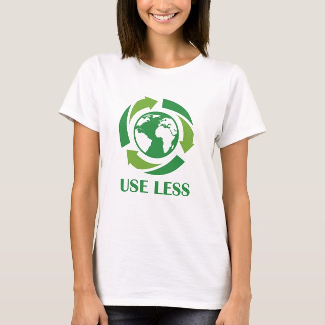 Camiseta Usar Menos (Anverso)