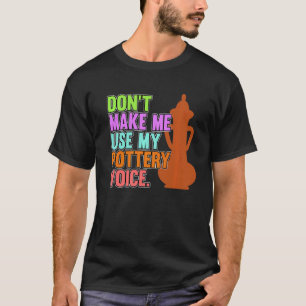 Camiseta Usar mi gráfico de cerámica de artista de la caña 