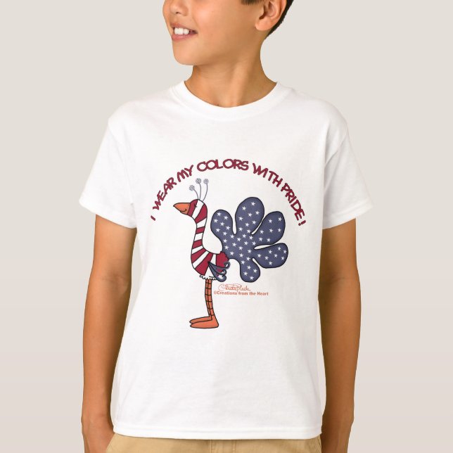 Camiseta Usar mis colores con orgullo (Anverso)