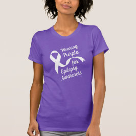 Camiseta Usar Morado para la Conciencia sobre la Epilepsia