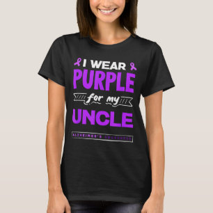 Camiseta Usar morado por la cinta de concienciación del tío