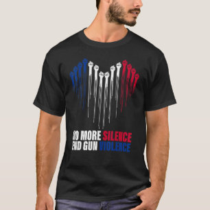 Camiseta Usar Naranja anti arma no más silencio terminar vi