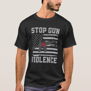 Camiseta Usar Naranja anti control de armas Proteger Parar 