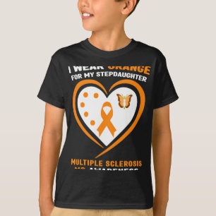 Camiseta Usar Naranja Para Hija Esclerosis Múltiple Aw