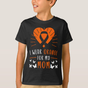 Camiseta Usar Naranja Para Mi Mamá Esclerosis Múltiple