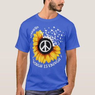 Camiseta Usar Naranja Paz Girasol Suficiente Terminar Viole
