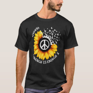 Camiseta Usar Naranja Paz Girasol Suficiente Terminar Viole