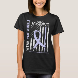 Camiseta Usar Periwinkle Por Cáncer De Estómago De Esposo