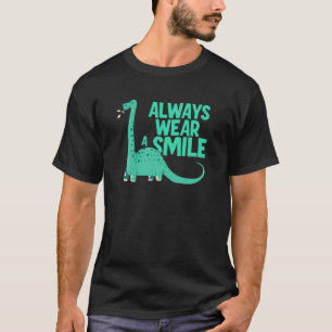 Camiseta Usar Siempre Un Dino Sonriente