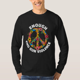 Camiseta Usar signo de paz Naranja suficiente como para aca