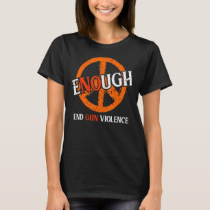 Camiseta Usar signo de paz Naranja suficiente como para aca