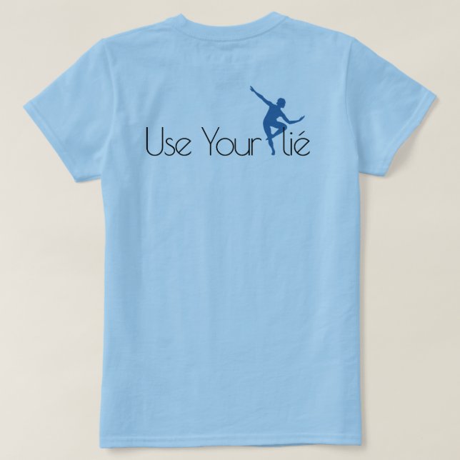 Camiseta Usar tu Plié (Reverso del diseño)