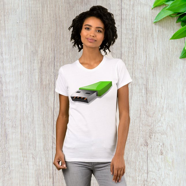 Camiseta USB Flash Drive para la Mujer (Subido por el creador)
