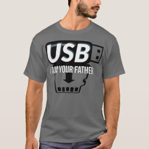 Camiseta usb soy tu padre Classic Copy 1