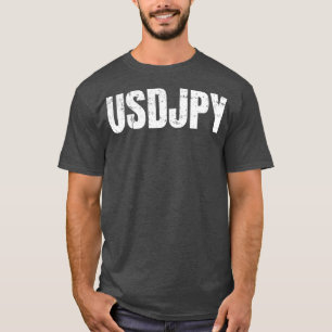 Camiseta USDJPY DOLLAR YEN Divisa Parar de divisas Tee