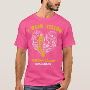 Camiseta Usé Amarillo Para Concienciación Sobre El Cáncer D