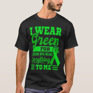 Camiseta Usé Ch verde para el Día Mundial contra el Cáncer