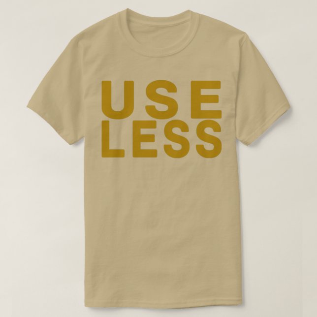 Camiseta Use Less (Diseño del anverso)