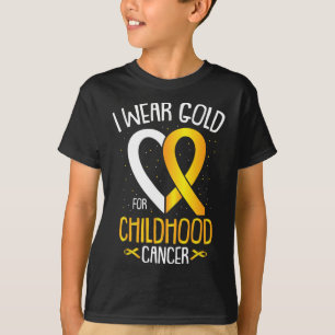 Camiseta Usé Oro Para Guerrero De Concienciación Sobre El C