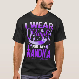 Camiseta Usé Púrpura Para Mi Abuela Cáncer Pancreático Awa