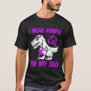 Camiseta Usé Púrpura Para Mi Papá Cáncer Pancreático Novemb