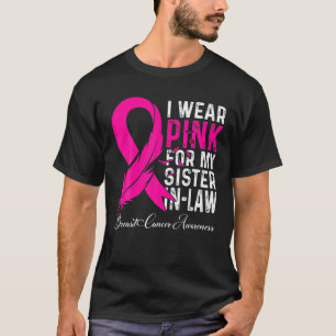 Camiseta Usé Rosa Para Mi Hermana Con Cáncer De Mama Awa