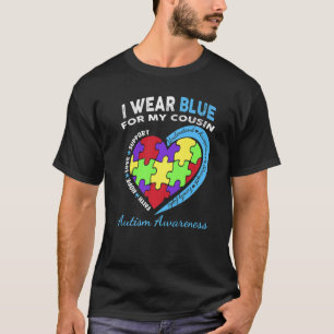 Camiseta Usé Un Azul Increíble Para Mi Amado Autismo De Pri