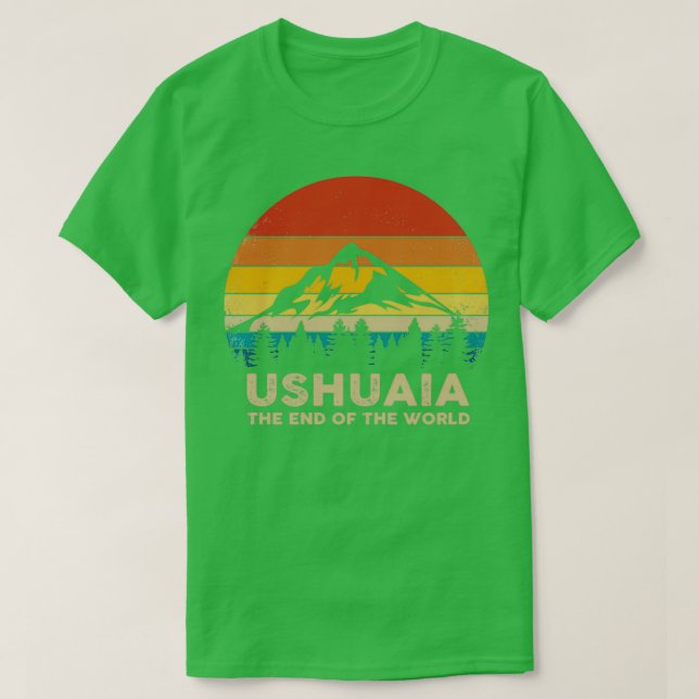 Camiseta Ushuaia Trip Souvenir (Diseño del anverso)