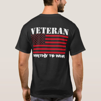 Camiseta USMC RED - Veterano - Vale la pena usar