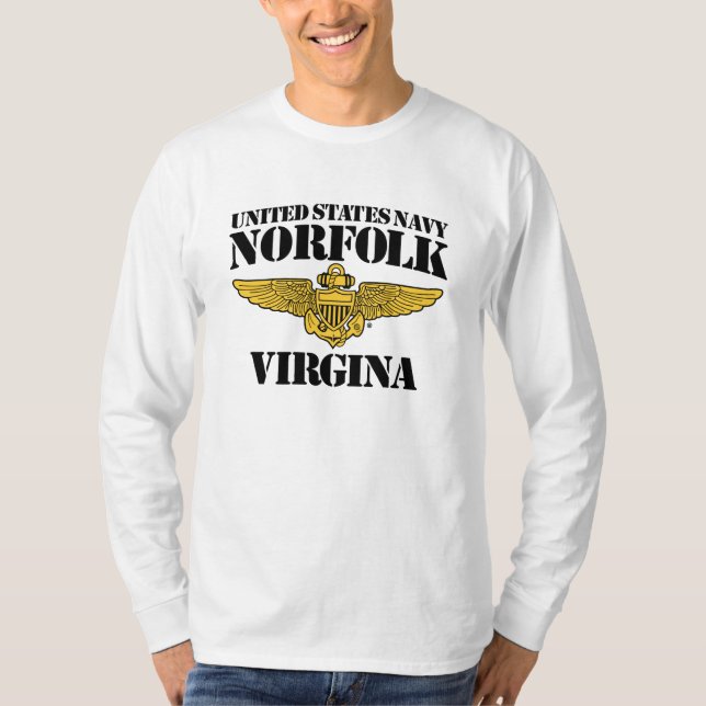 Camiseta USN Norfolk Virgina T-Shirt (Anverso)