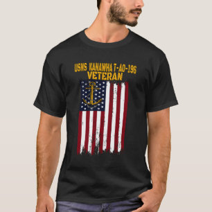 Camiseta Usns Kanawha T-Ao-196 Barco De Petróleo De Reposic