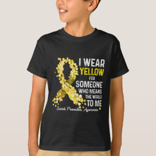 Camiseta Uso Amarillo Para Alguien Que Evita El Suicidio